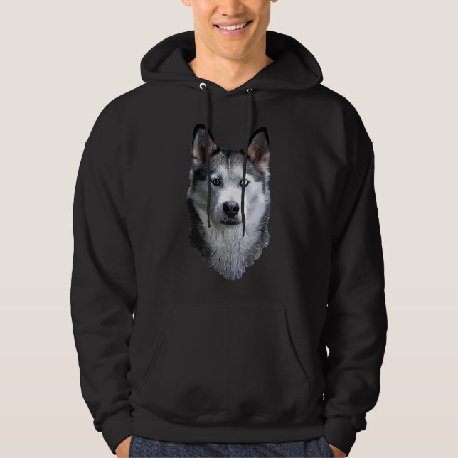 Siberian Husky Great  Idea! Hoodie (Front)