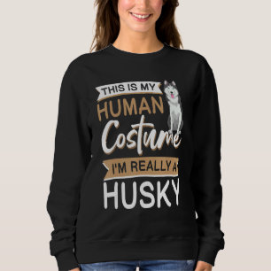 Siberian Husky Halloween Dog Apparel For Husky Own Sweatshirt