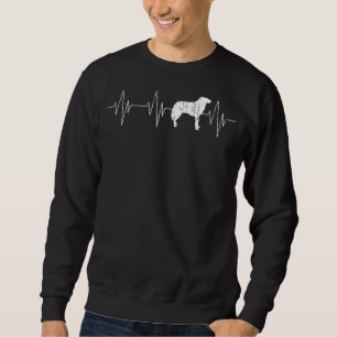 Siberian Husky Heartbeat Pet Owner Animal Dog Bree Sweatshirt