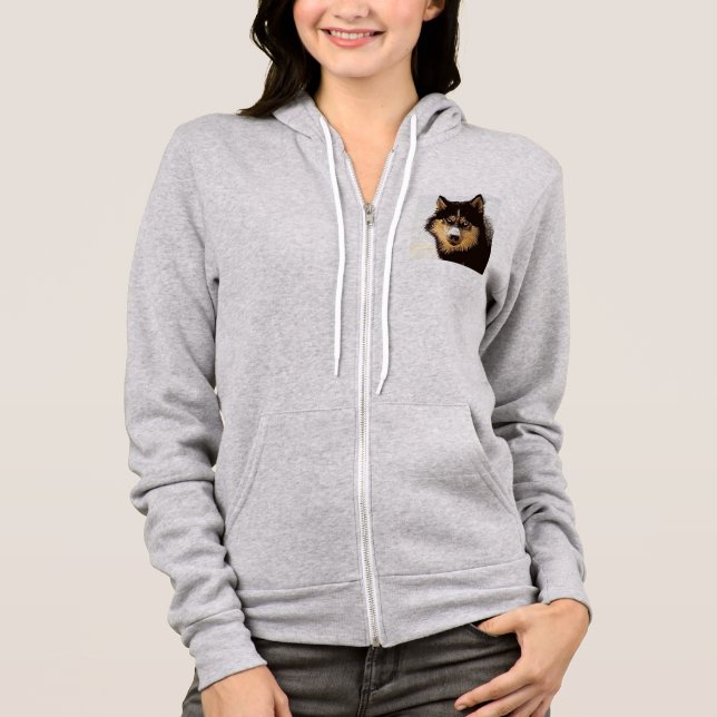 Siberian Husky Hoodie (Front)