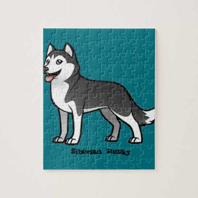 Siberian Husky Jigsaw Puzzle (Vertical)