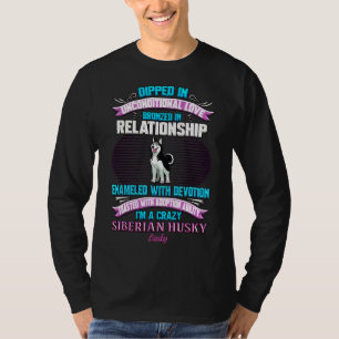 Siberian Husky Lady T-Shirt