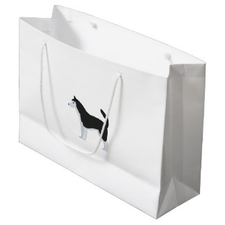Siberian Husky Large Gift Bag