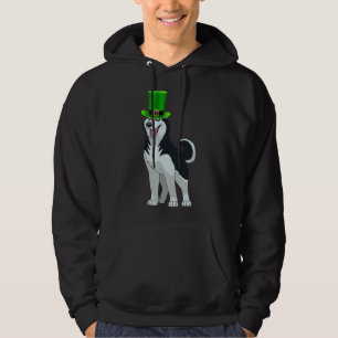 Siberian Husky Leprechaun Hat   For Siberian Husky Hoodie
