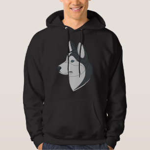 Siberian Husky Linear Dog Hoodie