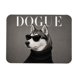 Siberian Husky Luxury Fashion Dog Portrait Flexi M Magnet