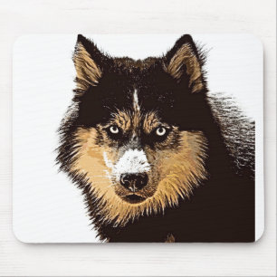 Siberian Husky Mouse Mat