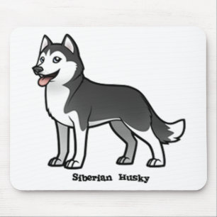 Siberian Husky Mouse Mat