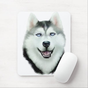 Siberian Husky Mouse Mat