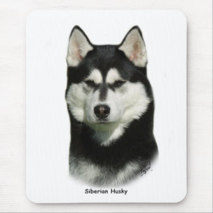 Siberian Husky Mouse Mat