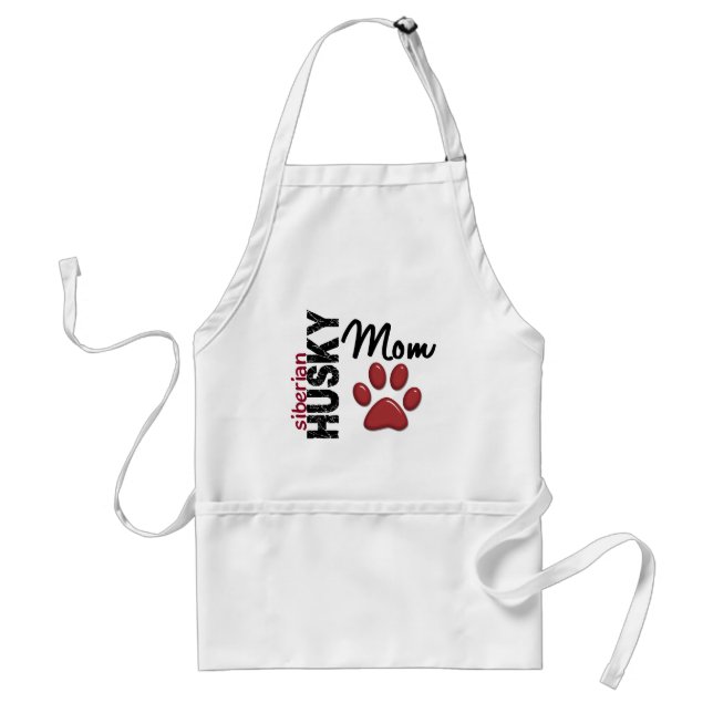 Siberian Husky Mum 2 Standard Apron (Front)