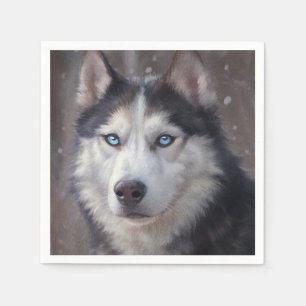 Siberian Husky Napkin