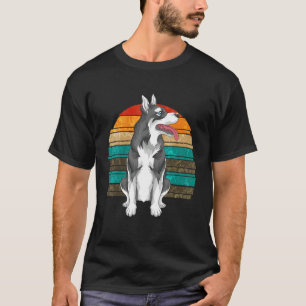 Siberian Husky Owner Pet Animal Dog Retro Husky T-Shirt