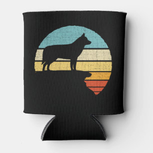 Siberian Husky Owner Retro Vintage Dog Puppy Lover Can Cooler