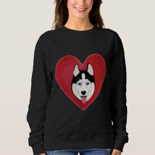 Siberian Husky P Dog Sweatshirt