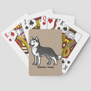 Siberian Husky Playing Cards