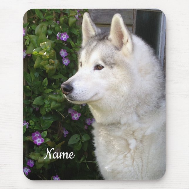 Siberian Husky Puppy Dog Mouse Mat (Front)