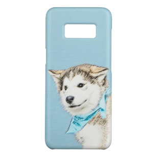 Siberian Husky Puppy Painting - Original Dog Art Case-Mate Samsung Galaxy S8 Case