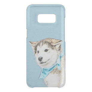 Siberian Husky Puppy Painting - Original Dog Art Uncommon Samsung Galaxy S8 Case