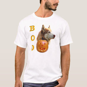 Siberian Husky (red) Boo T-Shirt