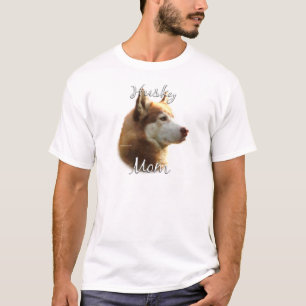 Siberian Husky (red) Mum 2 T-Shirt