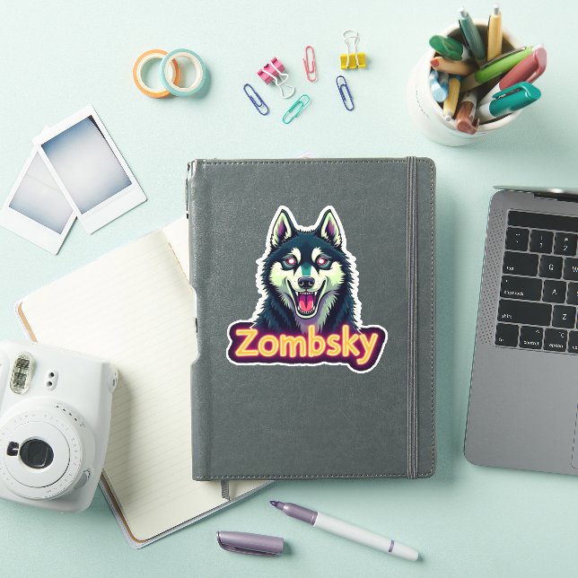 Siberian Husky Sibe Zombie Dog Halloween Essential (iPad Cover)