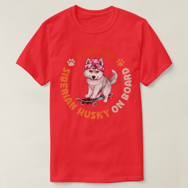 Siberian Husky T-Shirt (Design Front)