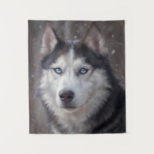Siberian Husky Tapestry