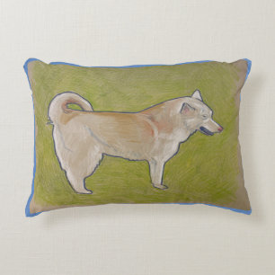 Siberian Husky Throw Pillow
