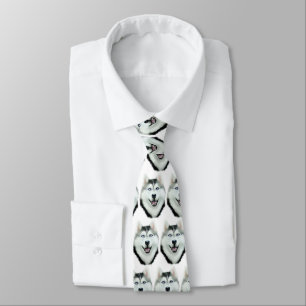 Siberian Husky Tie