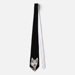 Siberian Husky Tie