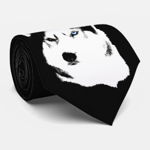 Siberian Husky Ties Stylish Alaskan Malamute Ties