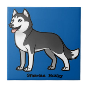 Siberian Husky Tile