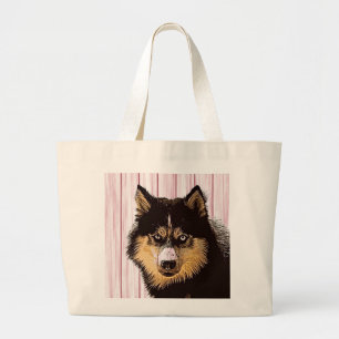 Siberian Husky Tote Bag
