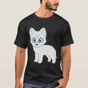 Siberian Husky White T-Shirt