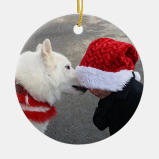 Siberian Love Ceramic Tree Decoration