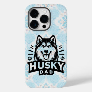 Siberian Spirit: Embracing Fatherhood as Husky Dad Case-Mate iPhone 14 Pro Case