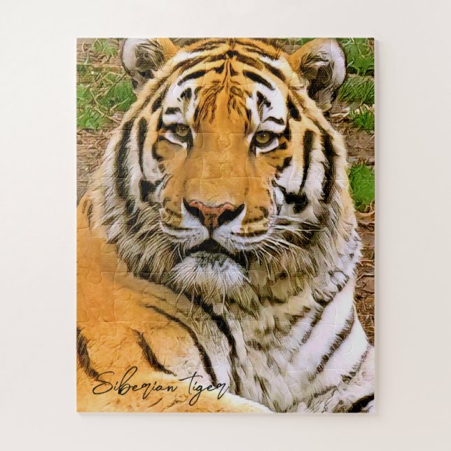 Siberian Tiger ジグソーパズル Jigsaw Puzzle (Vertical)