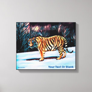 Siberian Tiger Canvas Print