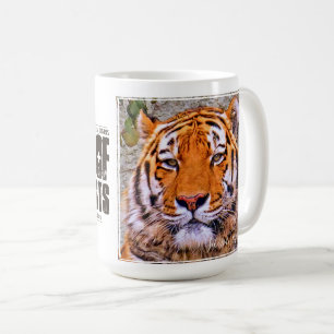 Siberian tiger coffee mug
