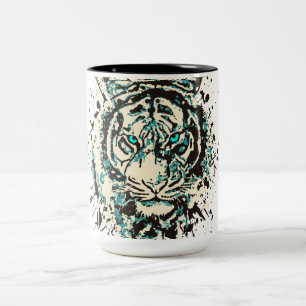 Siberian Tiger Cup   Colourful Tiger Coffee Mug
