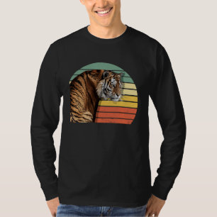 Siberian Tiger Endangered Animal Retro Men Women K T-Shirt