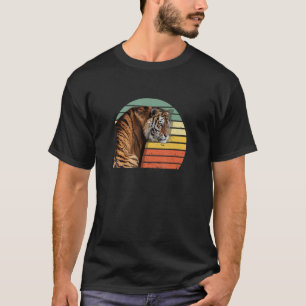 Siberian Tiger Endangered Animal Retro Men Women K T-Shirt