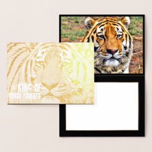 Siberian Tiger Foil Card