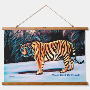Siberian Tiger Hanging Tapestry
