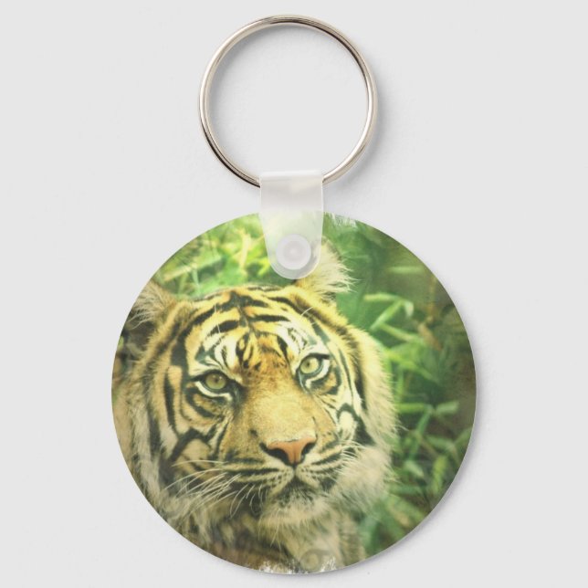 Siberian Tiger Keychain (Front)