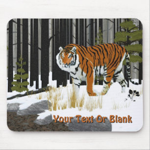 Siberian Tiger Mouse Mat