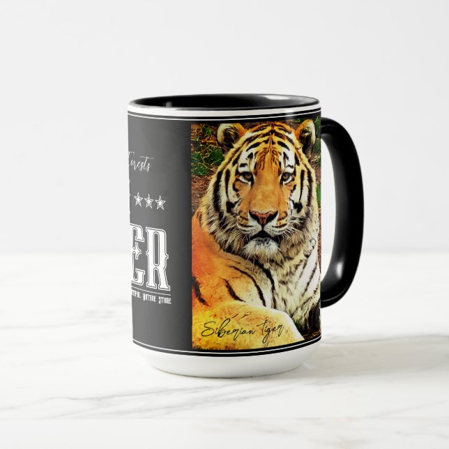 Siberian Tiger Mug (Front Right)