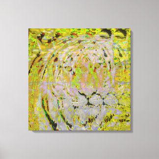 siberian tiger on wrapped canvas
