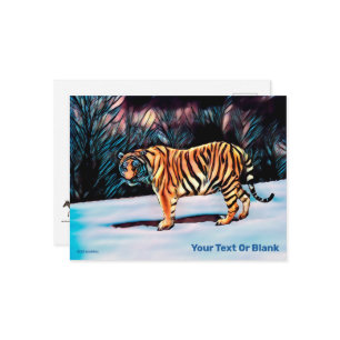 Siberian Tiger Postcard